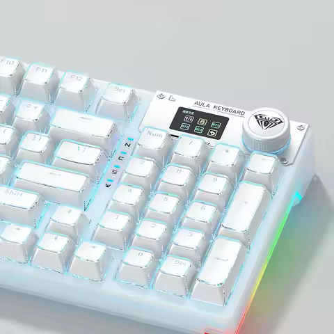 Jelly Crystal Keycaps Translucent Keycaps 136 Keys Mechanical Keyboard for ANSI Layout ASA for 61/87