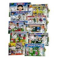 A3 Matching Media Velcro Teaching Square Futureboard 1 Sheet Educational