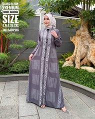 ( S M L XL XXL)Temukan Gamis twill rayon pelangi gamis twill tidye gamis twil rayon super - Motif Ba