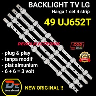 led backlight LG 49UJ652T - lampu led backlight tv LG 49uj652t