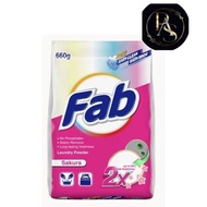 Fab Laundry Powder Detergent Sakura 660g