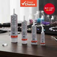 E6000 Transparent Jewelry Glue 25/50/110ML – Adhesive for Rhinestones, Decorations, and DIY Bonding 
