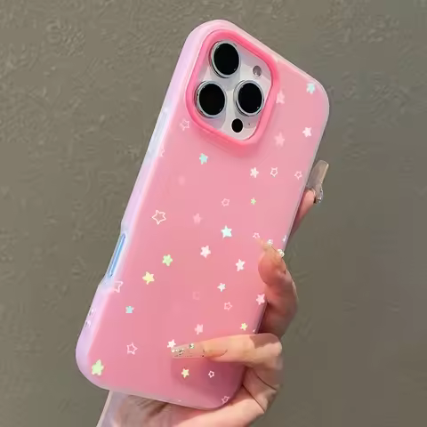 Cute Color Colorful Star Shockproof Silicone Matte Candy Color 2 in 1 Phone Case for Vivo V60 V50 V4