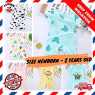 ️READY STOCK️Baby one piece short sleeve newborn baby creeper baby romper short sleeve baju bayi baj