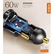 MOXOM-VC22 QC FST CAR CHARGER W60 PORTS 2