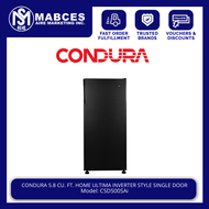 Condura 5.8 cu. ft. Home Ultima Inverter Single Style Single Door Refrigerator CSD500SAi