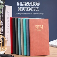 2024 A6 Pocket Notebook 365 Days Notepad Diary Notebook Day Week Month Planner Office School Stationery