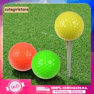 Cute_ Driving Range Golf Balls Beginners Golf Balls Rubber Golf Practice Ball Double-layer Putting S