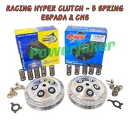 Y15 Y15ZR V1 V2 (Original CMS & Espada) (1 Set) Racing Hyper Housing Klac Mangkuk 5 Spring & Clutch 