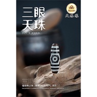 三眼天珠 3 EYED DZI 福禄寿珠 西藏老天珠 ANTIQUE DZI HAPPINESS DZI 手链/项链 Bracelet/Necklace DZI DESTINY 天珠缘