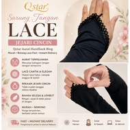 Sarung Tangan Lace Jejari Cincin Qstar Aurat HandSock Ring