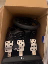 Logitech G923 full set 軚盤腳踏連波棍