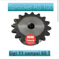 Sprocket RS 100 x 19 T Gear Chain Single Gear 100 Z 19T 19 T RS100 -1 X 100Z19 100X19T 100-1 type B 