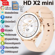 New Watch X2 Mini Smartwatch HD AMOLED 4GB Memory Player Bluetooth Network Sharing APP Store Chat GP