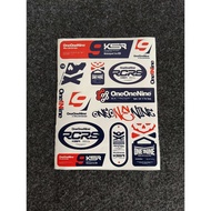 STICKER PACK RACING  KSR ONEONENINE STIKER CASE 103002