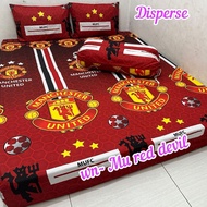 HOME MADE BED SHEET WITH CHELSEA FOOTBALL MOTIF MANCHESTER LIVERPOOL AC MILAN JUVENTUS PSGBARCELONA 