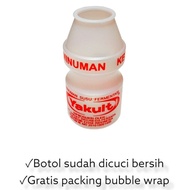 Used Yakult Bottles Have Been Washed Clean/Used Yakult Bottles For Crafts