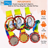 Football medal printed on demand, 360 degree rotation, 7cm metal, free design upon request