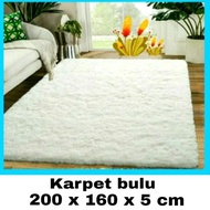 Rasfur fur carpet, 150 x 200 cm