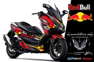 สติ๊กเกอร์แต่งลายรถ Honda Forza 350 2020 ลาย REDBULL