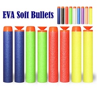 factory 50/100Pcs 7.2cm EVA Soft Bullets for Nerf Hollow Hole Head Refill Darts Outdoor Toy Boys Gun
