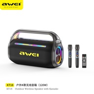 Awei KT18 120W Bluetooth Speaker Bass Original Portable Karaoke Bluetooth Speaker Wireless Microphon