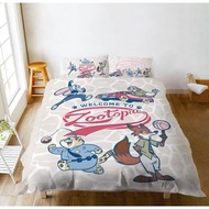 ＜台灣製＞ 正版 Zootopia 優獸大都會 床單 床笠 枕頭套 被套 枕頭袋 被袋 動物方城市 朱迪 Judy 尼克 Nick 阿力 阿閃 Flash 閃電 賓治 豹警官 Benjamin Cla