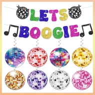 80s Disco Theme Banner 70s Paper Banner Decoration Disco Cardboard For  Wedding Decor Party Decorati