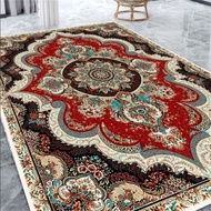 【】 Persian Living Room Carpet American Luxury Retro Coffee Table Rug Turkish National Style Bedroom