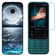 Nokia 6300 4G Case Soft TPU Silicone Back Cover With Nano Explosion-proof Screen Protector Film (NOT Tempered Glass )