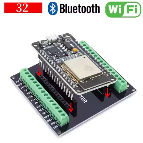 32S Expansion Board CP2102 NodeMCU-32S Lua 30pin/38Pin Module GPIO E32 WiFi Bluetooth Low Power Modu