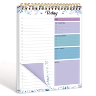 52 sheets To Do List Notepad Undated Daily Planner with Hourly Schedule for Task Management Notebook