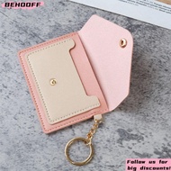 BEHOOFF Coin Purse, Leather Slim Short Wallet, Fashion Candy Color Card Holder Women Girls【3.7】