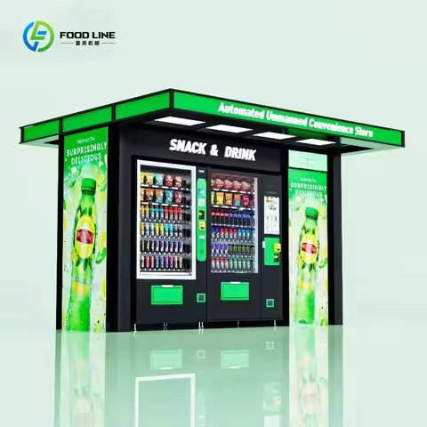 Europe 24/7 Convenience Store Vending Machine Smart Snack Beverage Machine Vending