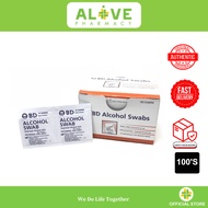 [ALIVE PHARMACY] BD Swab Alkohol 100'S