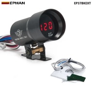 37mm Smoke Exhaust Gas Temperature EGT Gauge Red Digital Shift Light Style Meter Pod Red LED Black F