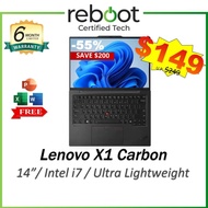 Lenovo X1 Carbon | 10th Gen Intel i7 Laptop | Up To 32GB RAM | 512GB SSD | Sleek Design | Free MS Of