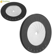 LONTIME ​Round Circle Template Ruler​, Stainless Steel ​Drawing Ruler​ ​Circle Drawing Maker Tool​, 