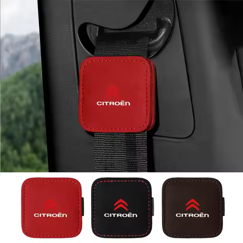 Car Seat Safety Adjustable Auto Stop Buckle Seat Belt Fixed Limiter For Citroen C1 C3 C4 C5 C6 2CV V