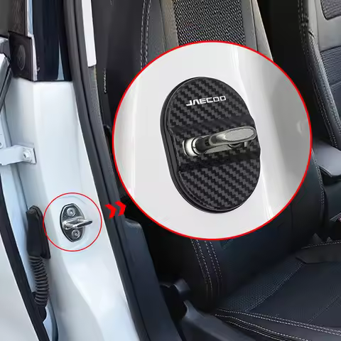 4PC Silicone Car Door Lock Buckle Protection Cover Door Lock Cover For Chery Jaecoo J7 J8 7 Tiggo 8p