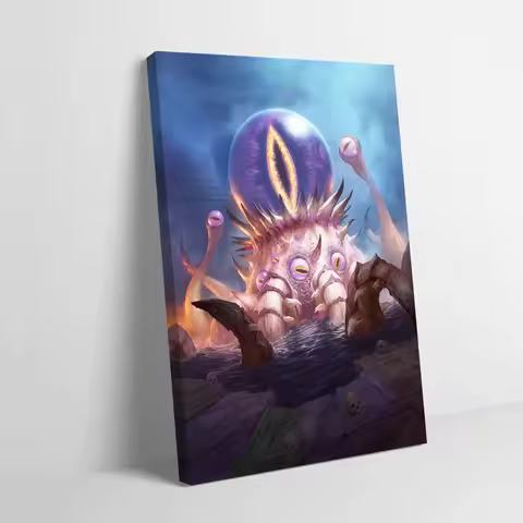 C'Thun Poster Customizable Printed Canvas Painting Wall Art Gift for Gamer Decoration Bathroom Decor