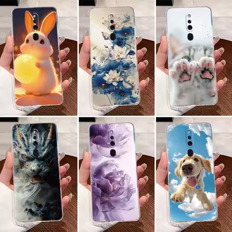 Casing For Oppo F11 Pro Case F11 Casing Luxury Dragon Cute Cool Boys Girls Clear TPU Soft Shell Delu