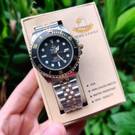 💥ส่งจากไทย💥 EG-3311  AMERICA EAGLE นาฬิกาข้อมือผู้ชาย สายสแตนเลส นาฬิกาข้อมือราคาถูก