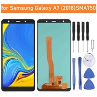 หน้าจอ samsung galaxy A7(2018)A750 จอ LCD พร้อมทัชสกรีน ซัมซุง กาแลคซี่ A7(2018) อะไหล่มือถือ LCD Sc