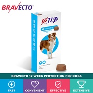 Bravecto Chew for Dogs 20-40 kg Blue Box 1 Tablet Per Box