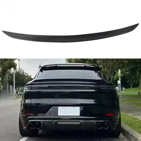 Carbon Fiber Rear Tail Wing Fixed Wing Rear Spoiler For Porsche Cayenne Coupe 9Y0 Car Body Kit Modif