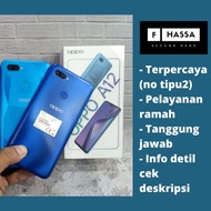 HP OPPO A12 4/64GB SECOND LIKE NEW HP OPPO A12 BEKAS SEPERTI BARU