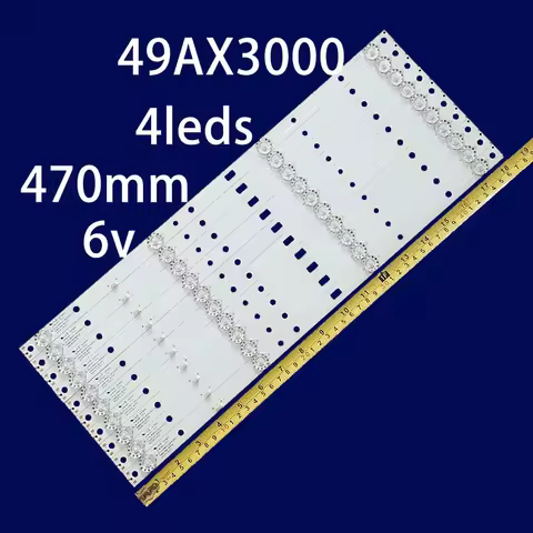 LED Strips For ICARUS 49 TV IC-CURVE49-FH ICCURVE49FH IC CURVE49 FH Celed91865 MS-L/B L1056 V2 MS-L/