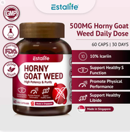 Estalife 淫羊藿 | 高效草本配方 | 提升體能與性精力支持 | 60粒素食膠囊