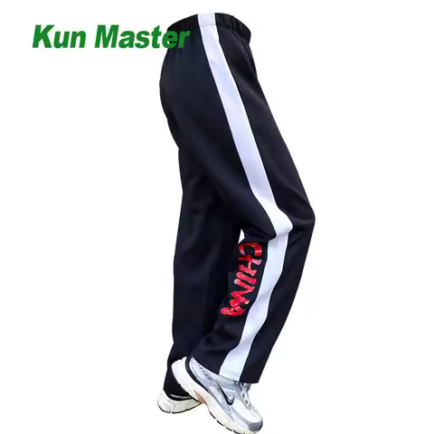 Stretch Kung Fu Tai Chi Martial Arts Pants Quick Dry Fabric Elastic Comfortable Fit For Training Tea